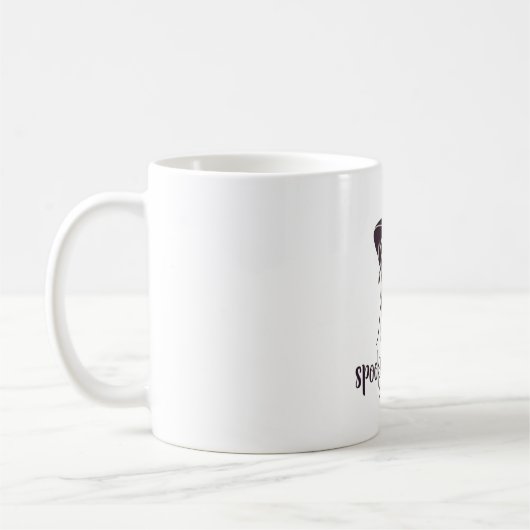 Halloween-Held - ein Spooky-Nurse-Hund Kaffeetasse (Links)