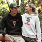 Halloween Hell Never Better Ladys Ghostface Skull Hoodie