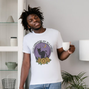 HALLOWEEN HELLO DARKNESS MEIN ALTER FREUND SCHWARZ T-Shirt