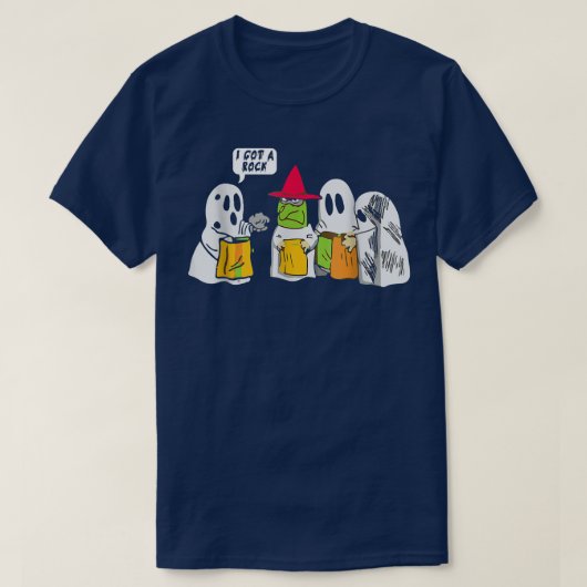 Halloween-Hemd, Trick- oder Tretkostüm T-Shirt (Design vorne)