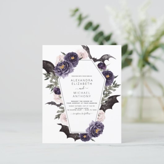 Halloween Herbst Dunkle Hochzeit (Stehend Vorderseite)