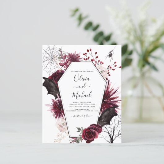 Halloween Herbst Dunkle Hochzeit (Stehend Vorderseite)