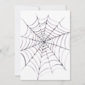 Halloween Herbst Dunkle Hochzeit Einladung (Rückseite)