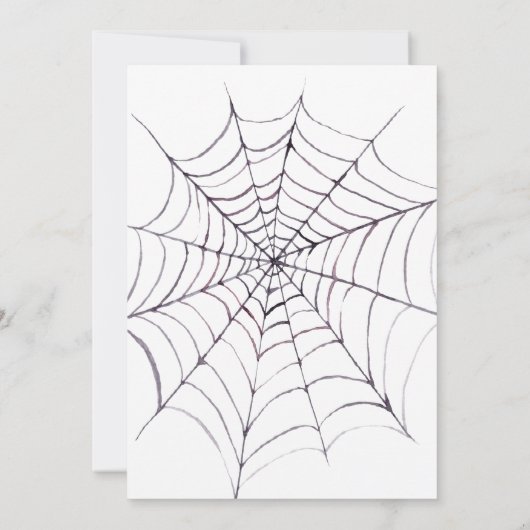 Halloween Herbst Dunkle Hochzeit Einladung (Rückseite)