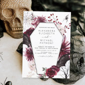 Halloween Herbst Dunkle Hochzeit Flyer