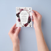 Halloween Herbst Dunkle Hochzeit Flyer (Gruppe)