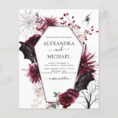 Halloween Herbst Dunkle Hochzeit Flyer (Vorne)