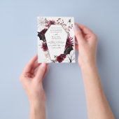 Halloween Herbst Dunkle Hochzeit Flyer (Gruppe)