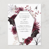 Halloween Herbst Dunkle Hochzeit Flyer (Vorne)