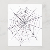 Halloween Herbst Dunkler Hochzeitsfest Flyer (Hinten)