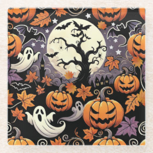 Halloween/Herbst Glasuntersetzer