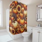 Halloween/Herbst/Herbst/Kürbis Duschvorhang (Beispiel)