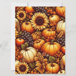 Halloween/Herbst/Herbst/Kürbis Feiertagskarte