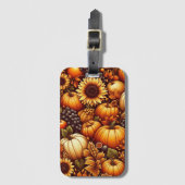 Halloween/Herbst/Herbst/Kürbis Gepäckanhänger (Vorderseite Vertikal)