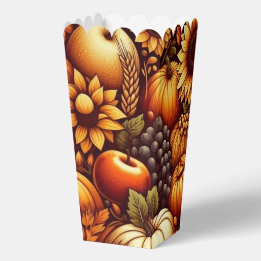 Halloween/Herbst/Herbst/Kürbis Geschenkschachtel (Rückseite)