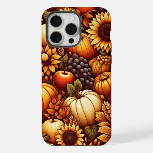 Halloween/Herbst/Herbst/Kürbis iPhone Hülle (Rückseite)