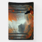 Halloween/Herbst/Herbst/Kürbis/Katze Banner (Vertikal)