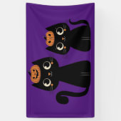 Halloween/Herbst/Herbst/Kürbis/Katze Banner (Vertikal)