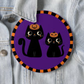 Halloween/Herbst/Herbst/Kürbis/Katze Button (Beispiel)