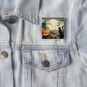 Halloween/Herbst/Herbst/Kürbis/Katze Button (Beispiel)