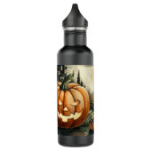 Halloween/Herbst/Herbst/Kürbis/Katze Edelstahlflasche (Links)