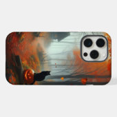 Halloween/Herbst/Herbst/Kürbis/Katze iPhone Hülle (Rückseite (Horizontal))