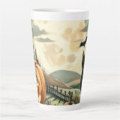 Halloween/Herbst/Herbst/Kürbis/Katze Milchtasse (Vorderseite)