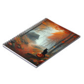 Halloween/Herbst/Herbst/Kürbis/Katze Notizblock (Linke Seite)