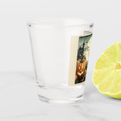 Halloween/Herbst/Herbst/Kürbis/Katze Schnapsglas (Links)