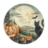 Halloween/Herbst/Herbst/Kürbis/Katze Schneidebrett (Vorderseite)