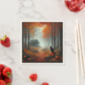 Halloween/Herbst/Herbst/Kürbis/Katze Serviette (Beispiel)