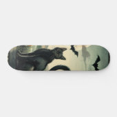 Halloween/Herbst/Herbst/Kürbis/Katze Skateboard (Horizontal)