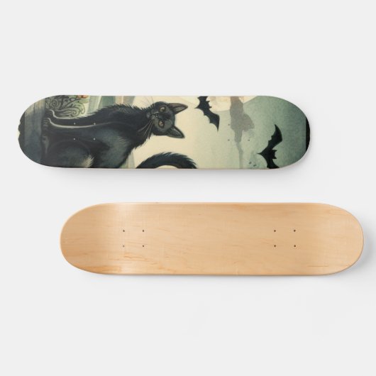 Halloween/Herbst/Herbst/Kürbis/Katze Skateboard (Horizontal)