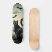 Halloween/Herbst/Herbst/Kürbis/Katze Skateboard (Vorderseite)