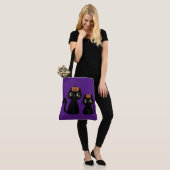 Halloween/Herbst/Herbst/Kürbis/Katze Tasche (Am Model)