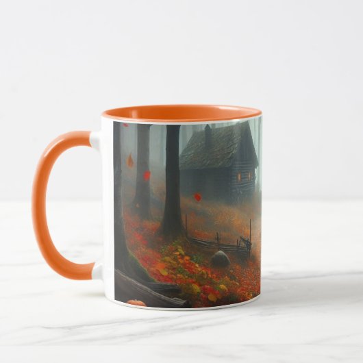 Halloween/Herbst/Herbst/Kürbis/Katze Tasse (Links)