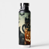 Halloween/Herbst/Herbst/Kürbis/Katze Trinkflasche (Rechts)