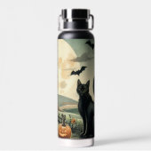 Halloween/Herbst/Herbst/Kürbis/Katze Trinkflasche (Rückseite)
