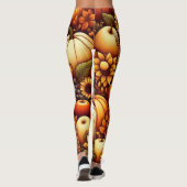 Halloween/Herbst/Herbst/Kürbis Leggings (Rückseite)