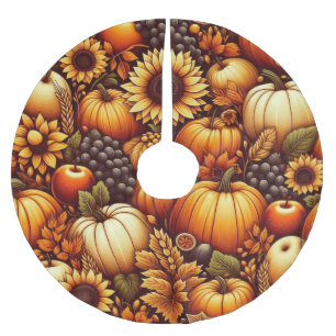 Halloween/Herbst/Herbst/Kürbis Polyester Weihnachtsbaumdecke