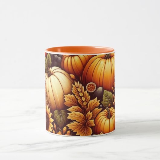 Halloween/Herbst/Herbst/Kürbis Tasse (Zentrum)