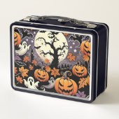 Halloween/Herbst/Herbst Metall Brotdose (Rückseite)