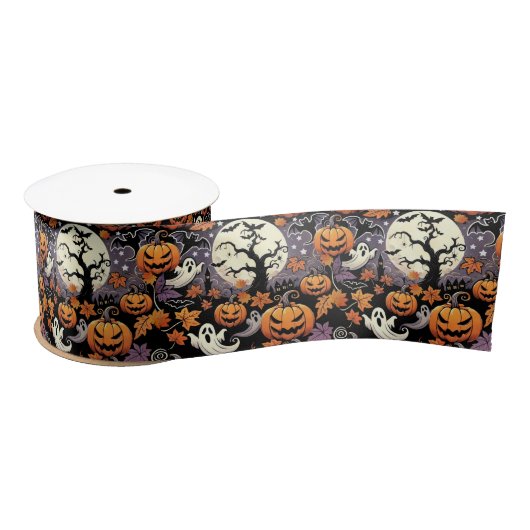 Halloween/Herbst/Herbst Satinband (Spule)