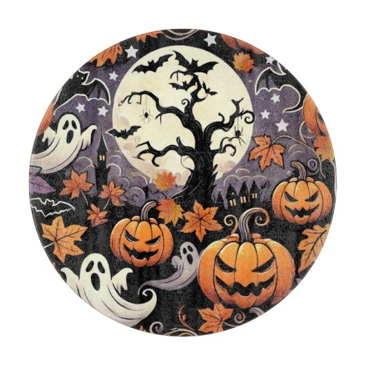 Halloween/Herbst/Herbst Schneidebrett (Vorderseite)