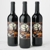 Halloween/Herbst/Herbst Weinetikett (Flaschen)