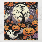 Halloween/Herbst/Herbst Weinetikett (Einzelnes Label)
