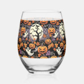 Halloween/Herbst/Herbst Weinglas Ohne Stiel (Rückseite)