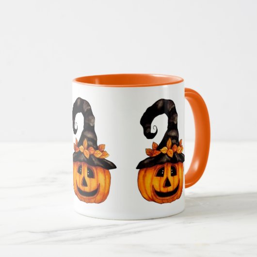 Halloween/Herbst Jack-o-Lantern-Tasse Tasse (VorderseiteRechts)