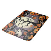 Halloween/Herbst/Spätherbst Badematte (Schrägansicht)
