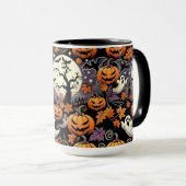 Halloween/Herbst/Spätherbst Tasse (VorderseiteRechts)